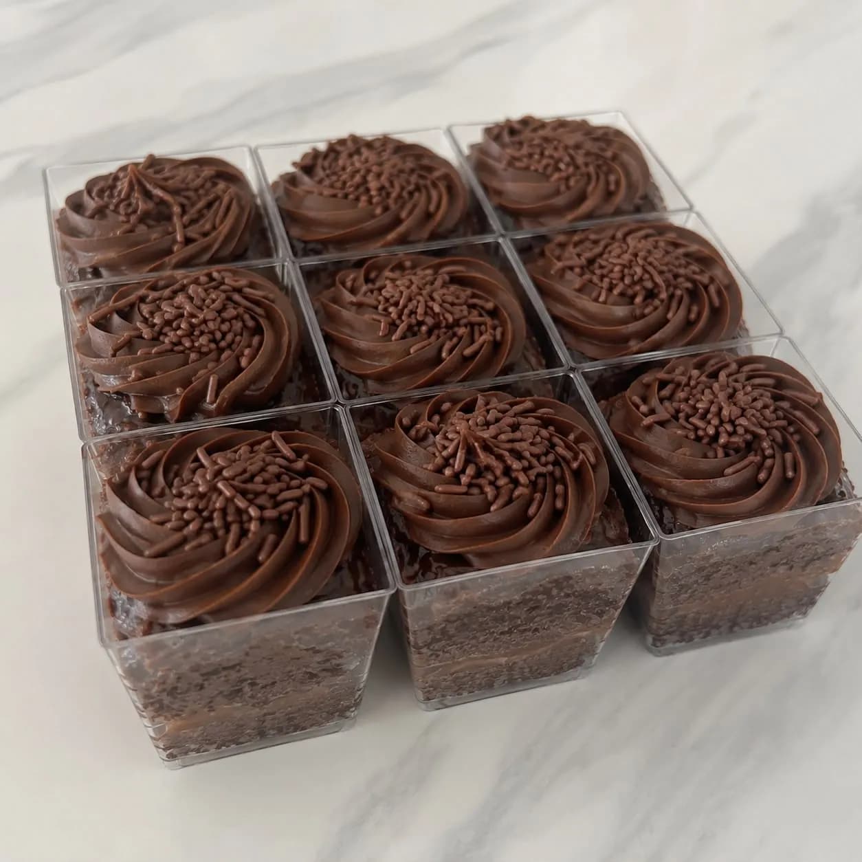 Mojada de chocolate