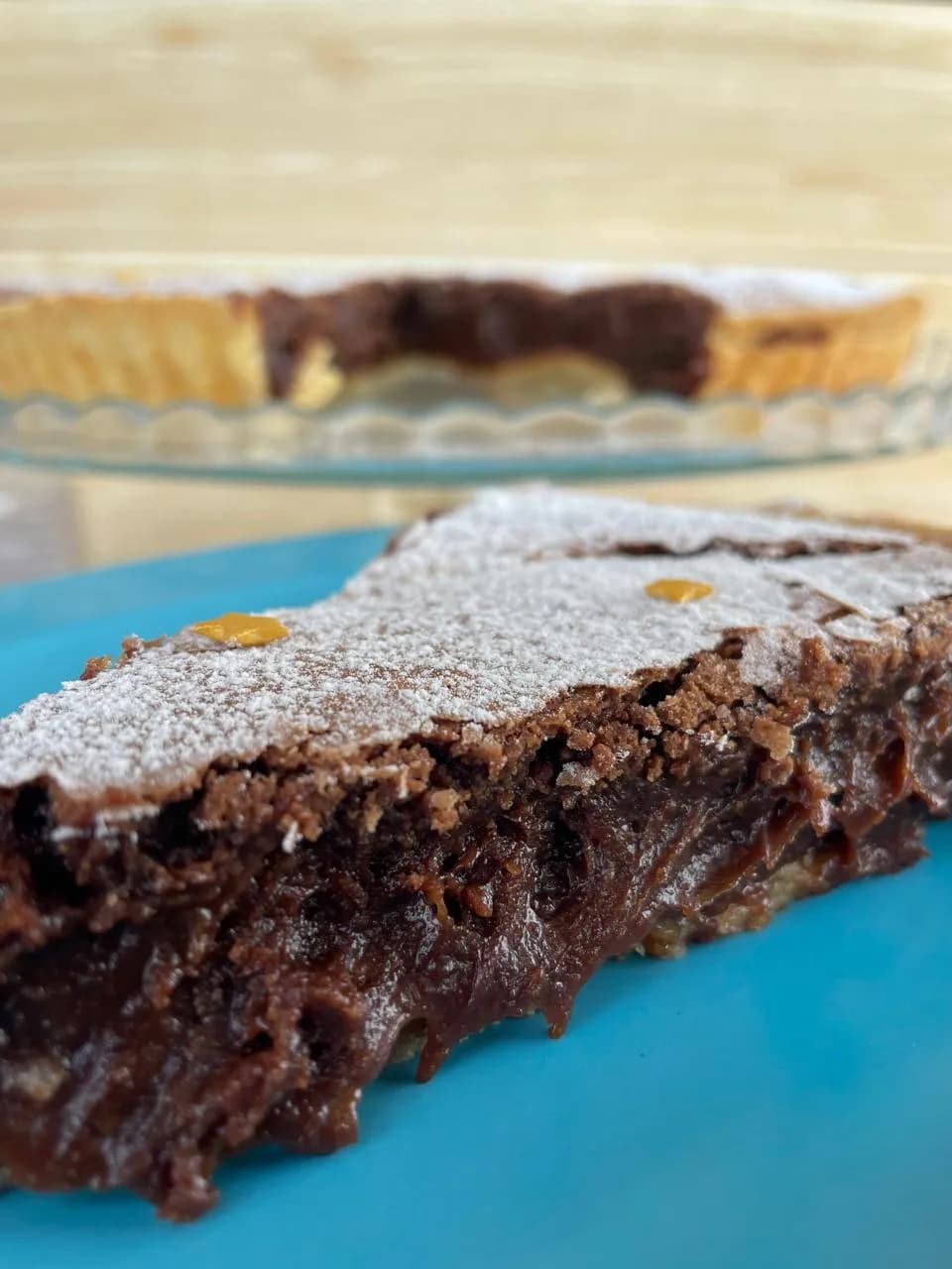 Moms Gooey brownie pie  view 2